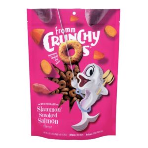 Fromm Crunchy O's Multigrain Salmon Smoked Salmon Dog Treats 6 o