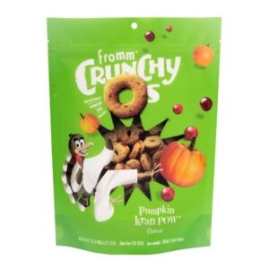 Fromm Crunchy O's Pumpkin Kran Pow Flavor Grain-Free Dog Treats 6 oz