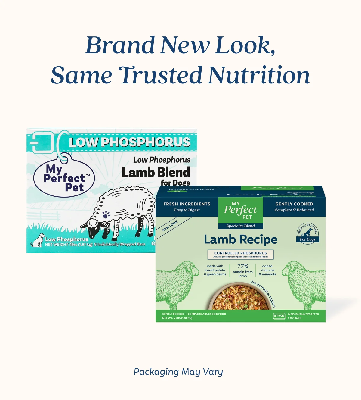My Perfect Pet Low Phosphorus Lamb & Rice Blend Food for Dogs 4lb