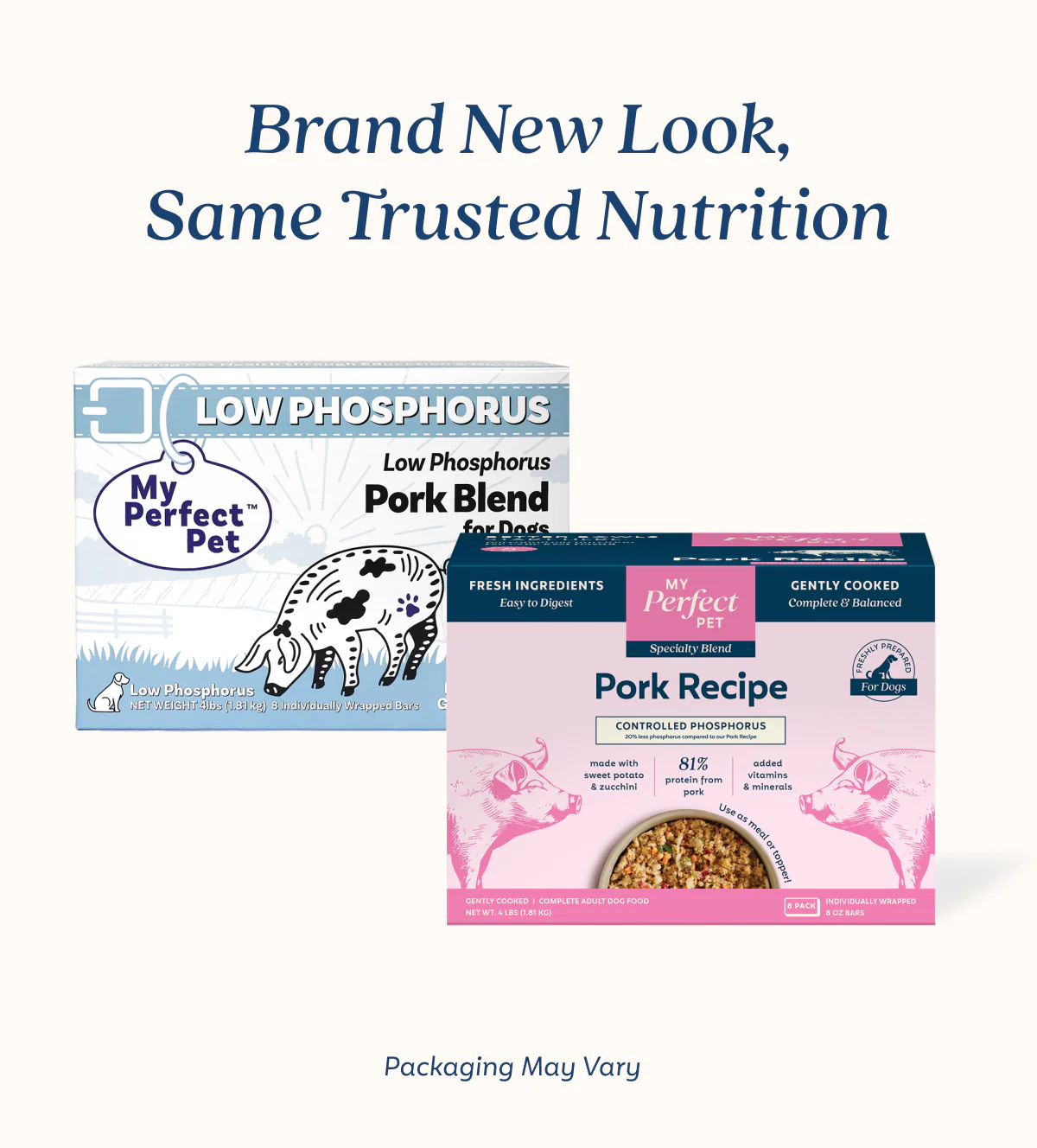 My Perfect Pet Low Phosphorus Pork Blend Food for Dogs 4lb