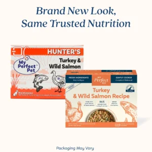 My Perfect Pet Hunter's Turkey & Wild Salmon Recipe Food for Dogs