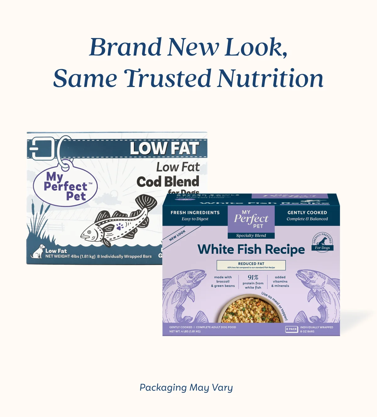 My Perfect Pet White Fish Recipe (Reduced Fat) Food for Dogs 4lb