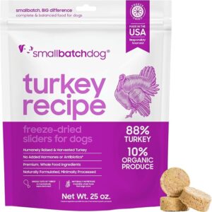 Smallbatch FDR Turkey Sliders for Dogs 25 oz