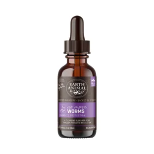 Earth Animal No More Worms Daily Herbal Drops 2 oz