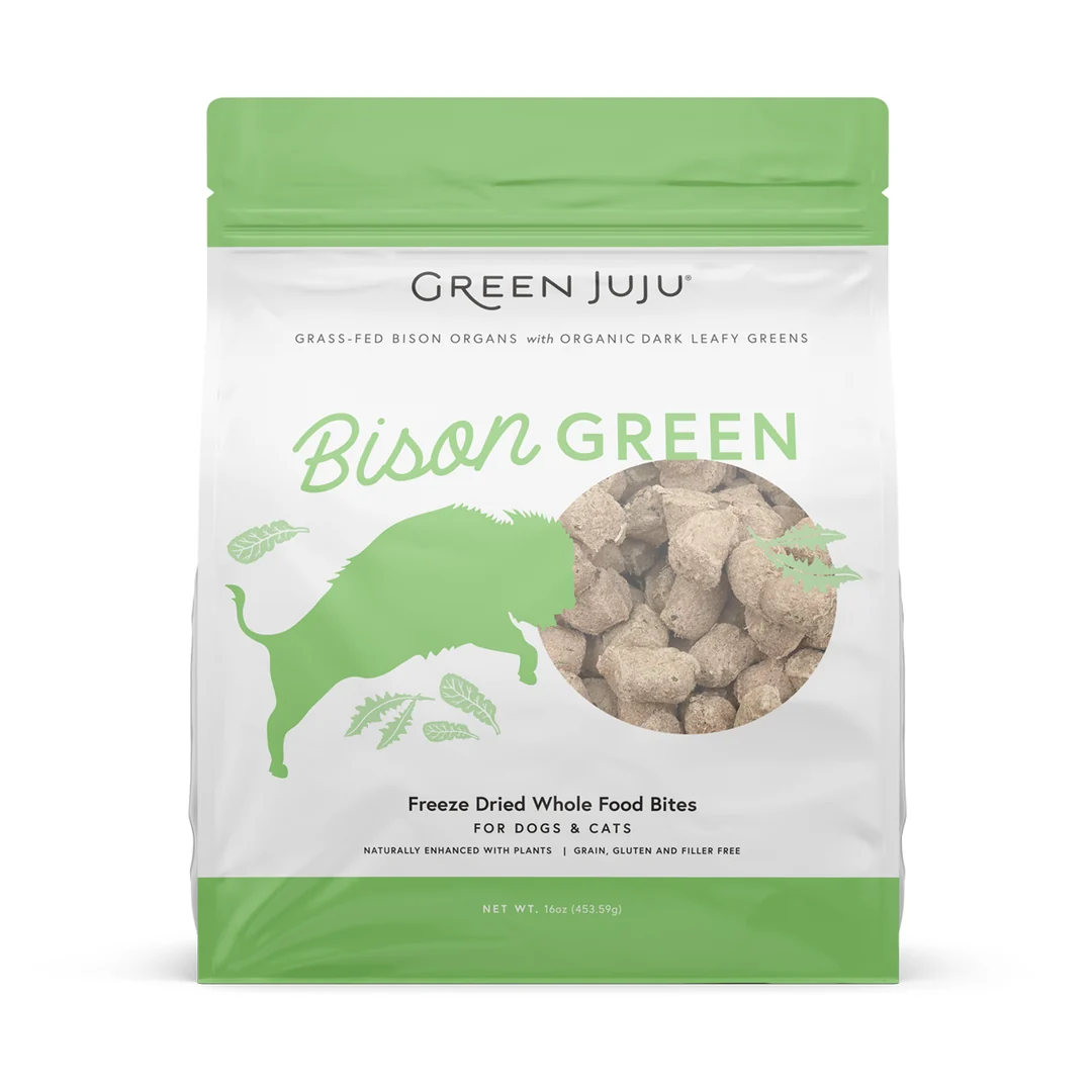 Green Juju Freeze Dried Bison Green Bites Dog Treat (2.5 oz)