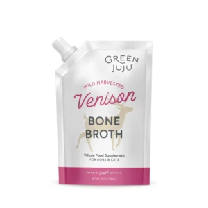 Green Juju Frozen Venison Bone Broth (20 oz)