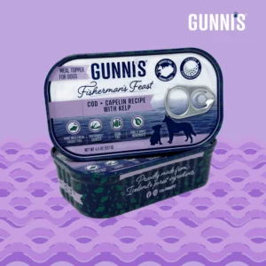 Gunni's Fisherman's Feast Cod & Capelin Recipe with Kelp Dog Food Topper (4.5 oz)