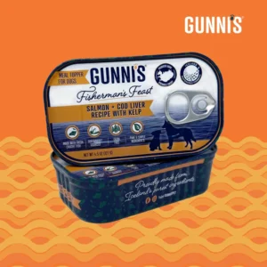 Gunni's Fisherman's Feast Salmon & Cod Liver Recipe with Kelp Dog Food Topper (4.5 oz)