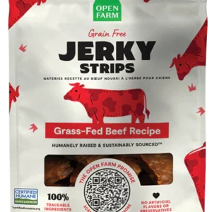 Open Farm Beef Jerky Strips For Dog 5.6 Oz