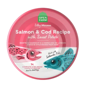 Open Farm Salmon & Cod Wet Food For Dogs 4.59 Oz