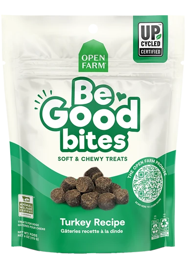 Open Farm Be Good Bites Turkey Dog Treat 6 Oz