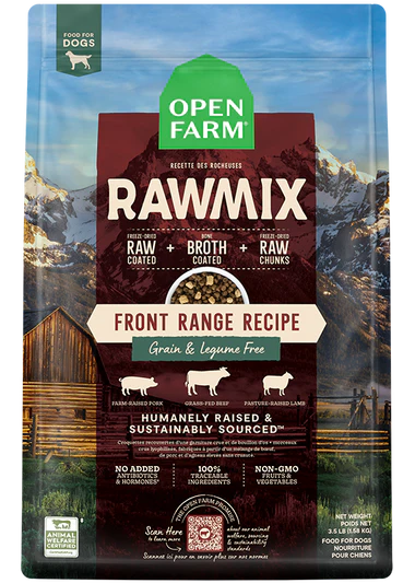 Open Farm Rawmix Front Range Grain Free Dog Kibble
