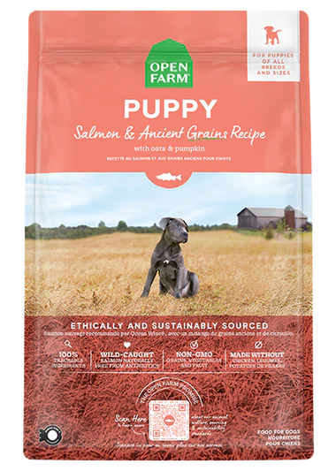 Open Farm Ancient Grains Salmon Puppy Kibble