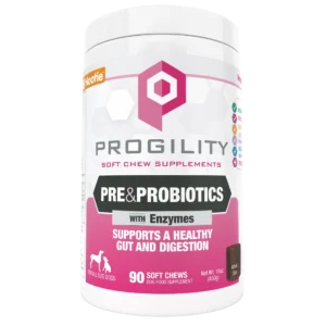 Nootie Progility Pre & Probiotics Soft Chew Supplements for Dogs