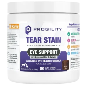 Nootie Progility Tear Stain Eye Support Soft Chew Supplement for Dogs