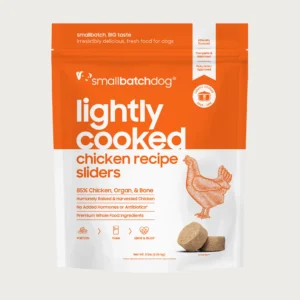Smallbatch Frozen Lightly Cooked Chicken for Dogs