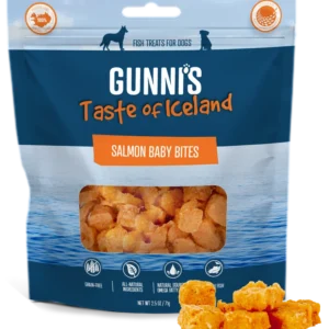Gunni's Taste of Iceland Salmon Baby Bites Dog Treats (2.5 oz)