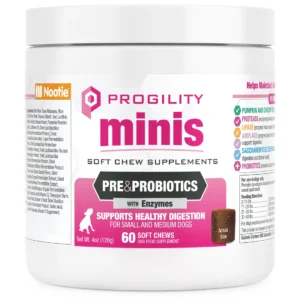 Nootie Mini Progility Pre & Probiotics Soft Chew Supplements